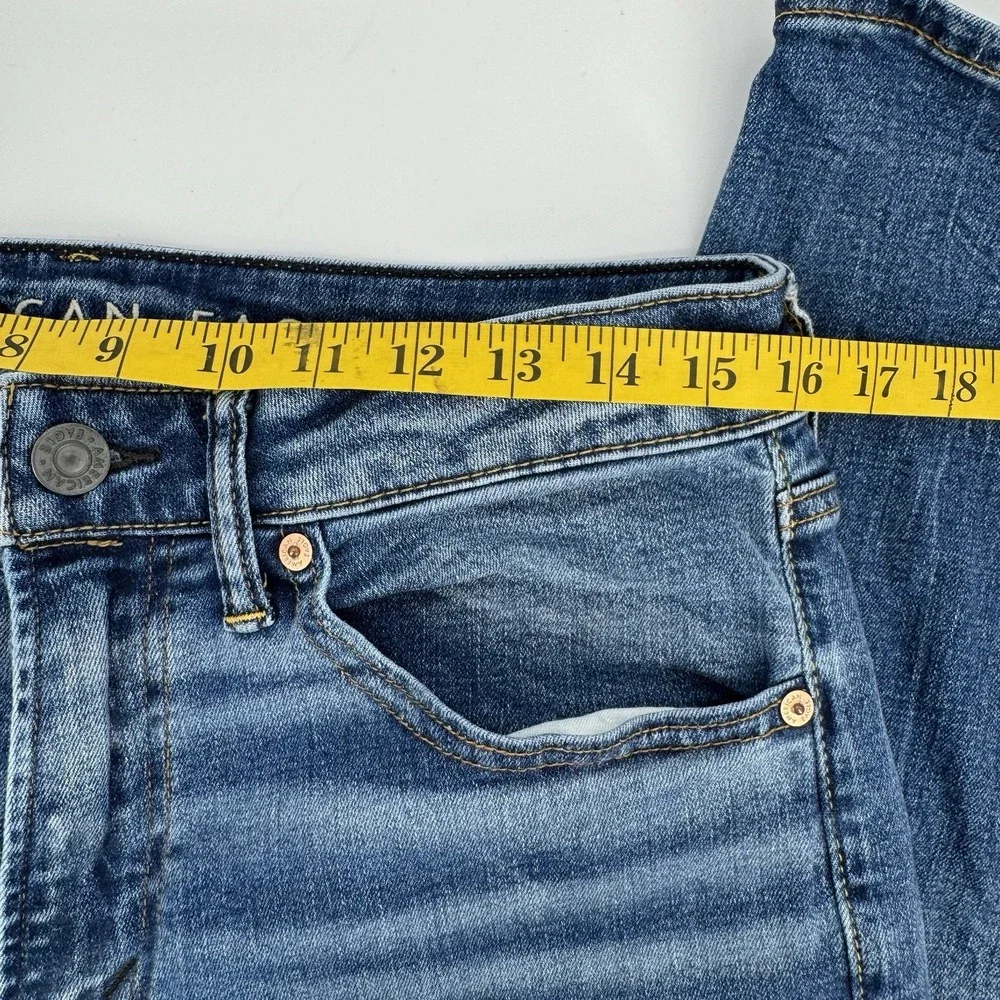 American Eagle AirFlex+ Athletic Straight Jeans Men's 32x33 Blue Denim PNW Style